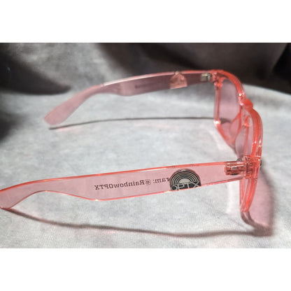 Rainbow OPTX Translucent Rose Sunglasses