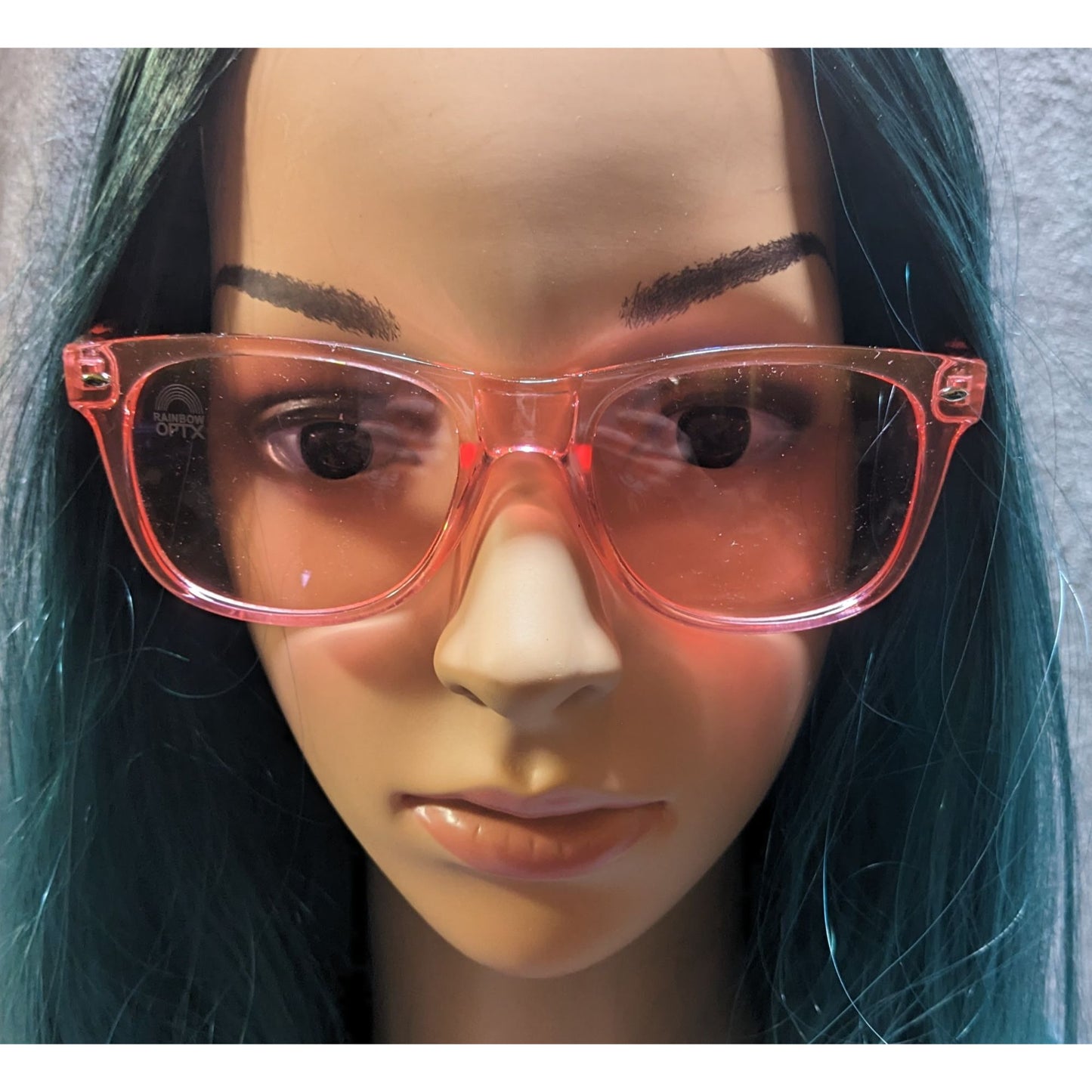 Rainbow OPTX Translucent Rose Sunglasses