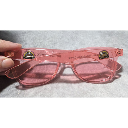 Rainbow OPTX Translucent Rose Sunglasses