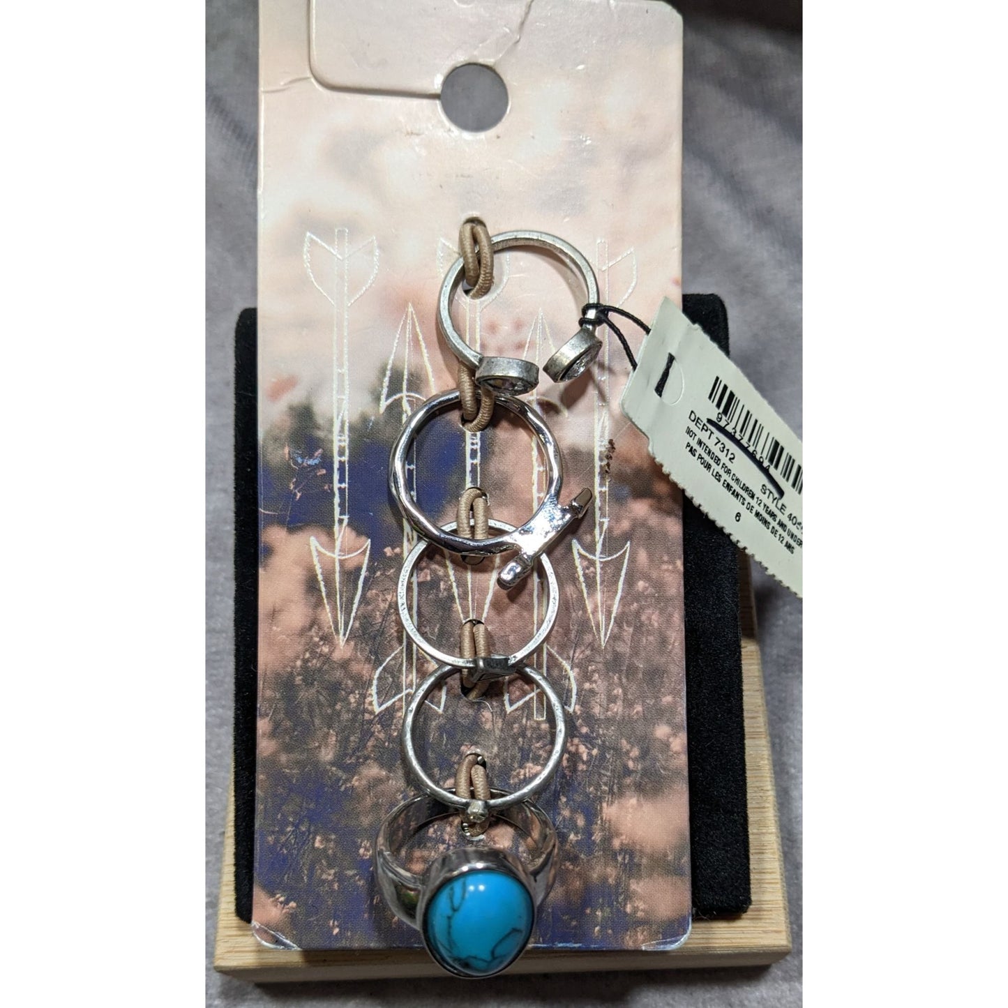 Rustic Bohemian Silver Tone Rings Size 6 (Set Of 5)