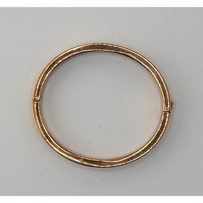 J.Crew Preppy Gold-Tone Hinged Bangle Bracelet