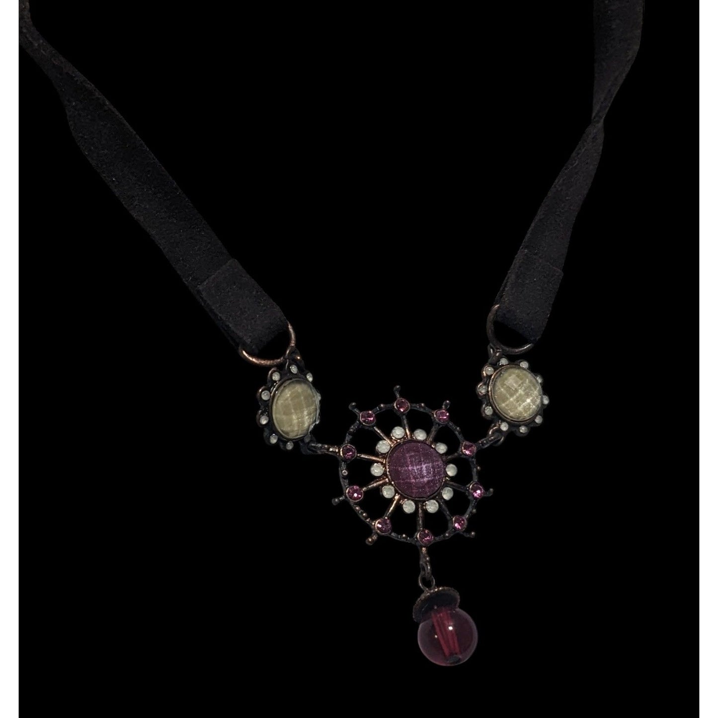 Abstract Retro Steampunk Fantasy Necklace