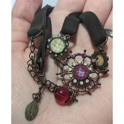 Abstract Retro Steampunk Fantasy Necklace