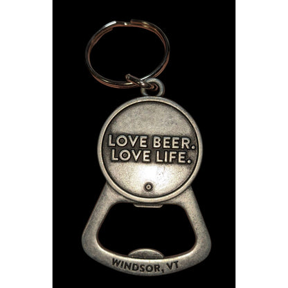 Harpoon IPA Bottle Opener Keychain Silver Bar Tavern Brewery Beer Lover Accessory