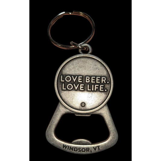 Harpoon IPA Bottle Opener Keychain Silver Bar Tavern Brewery Beer Lover Accessory