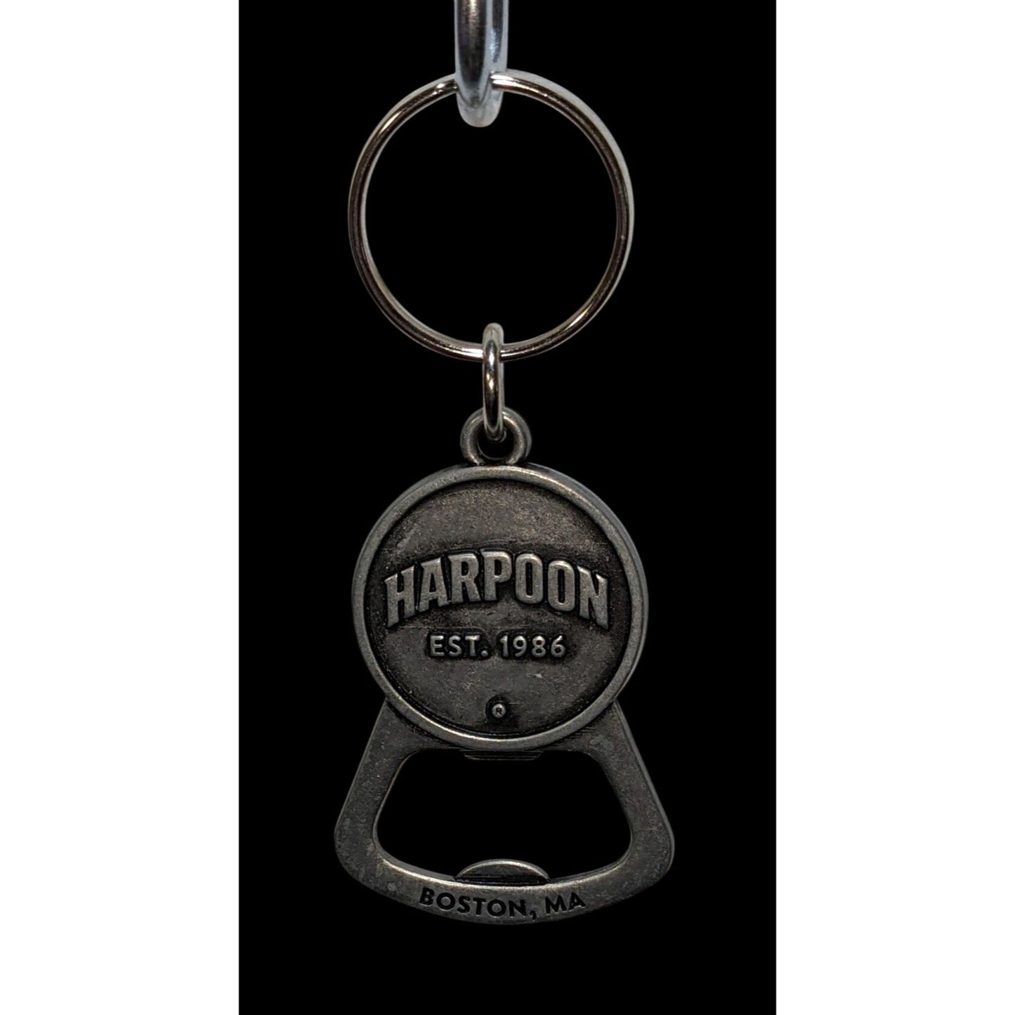 Harpoon IPA Bottle Opener Keychain Silver Bar Tavern Brewery Beer Lover Accessory