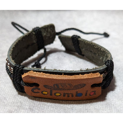 Colombia Souvenir Black And Brown Bracelet