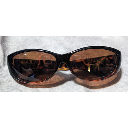 Solar Shield Retro Tortoise Gold Lattice Sunglasses