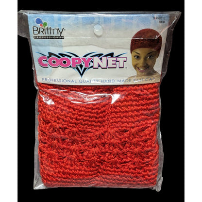 Red Coopynet Knit Cap by Brittny Professionals