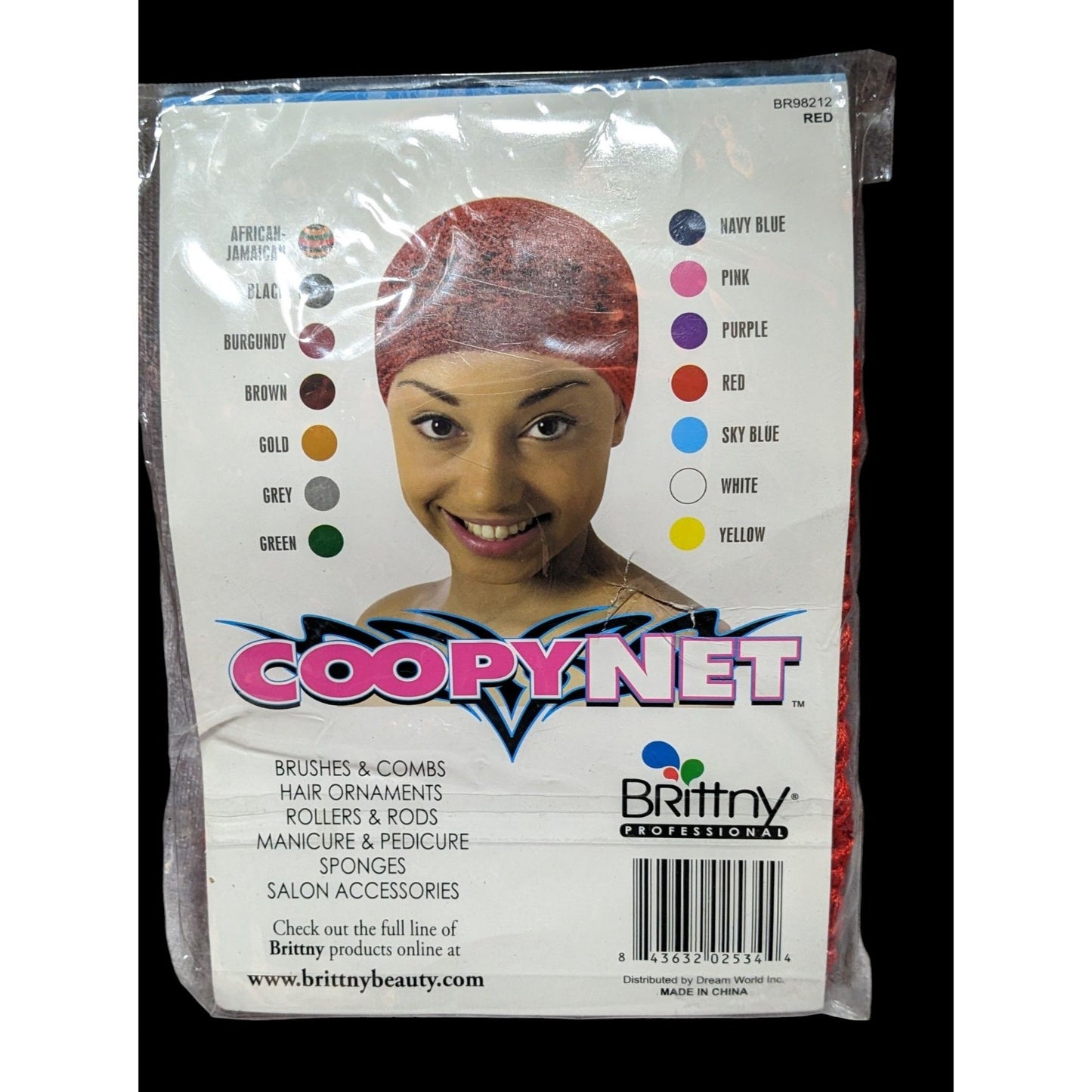 Red Coopynet Knit Cap by Brittny Professionals