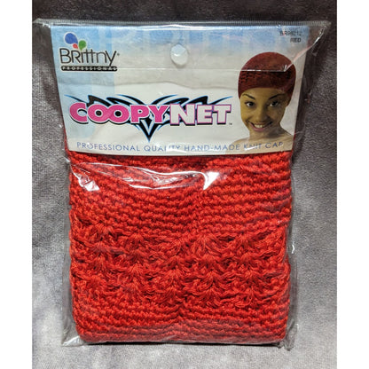 Red Coopynet Knit Cap by Brittny Professionals