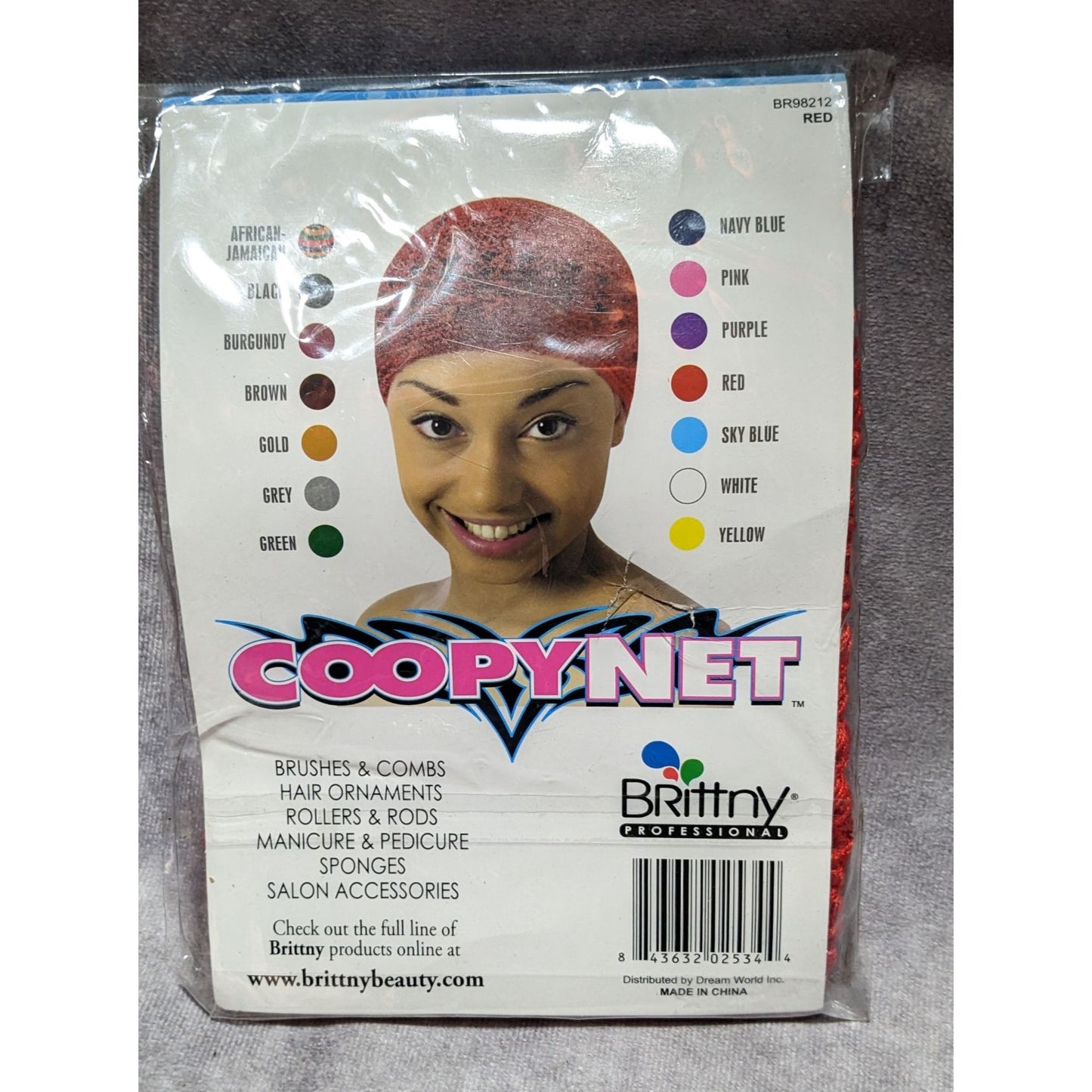 Red Coopynet Knit Cap by Brittny Professionals