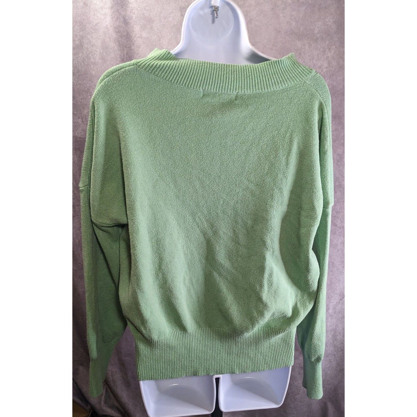 Philosophy Republic Clothing Mint Green Knit V-Neck Sweater XL Womens