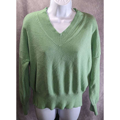 Philosophy Republic Clothing Mint Green Knit V-Neck Sweater XL Womens