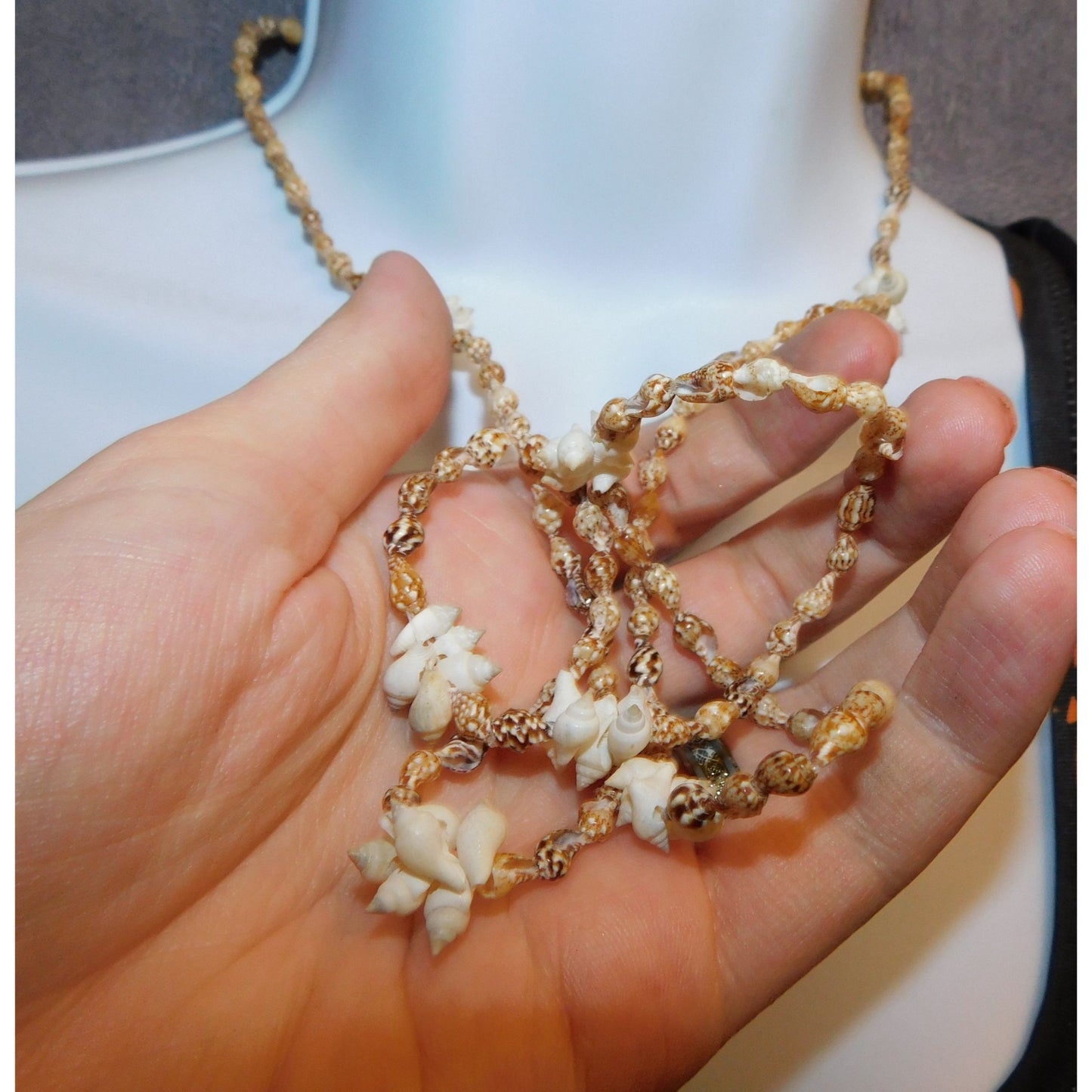 Beachy Mermaidcore Dainty Seashell Necklace