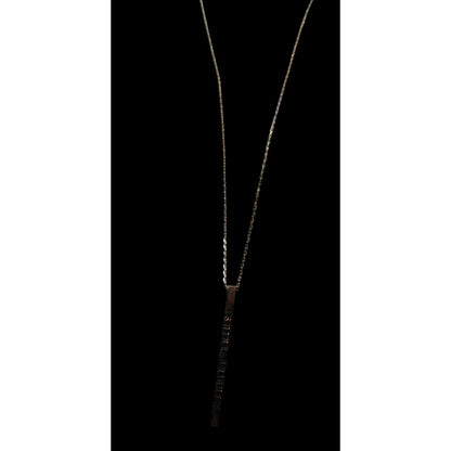 Charming Charlie Minimalist Shine Bright Pillar Necklace