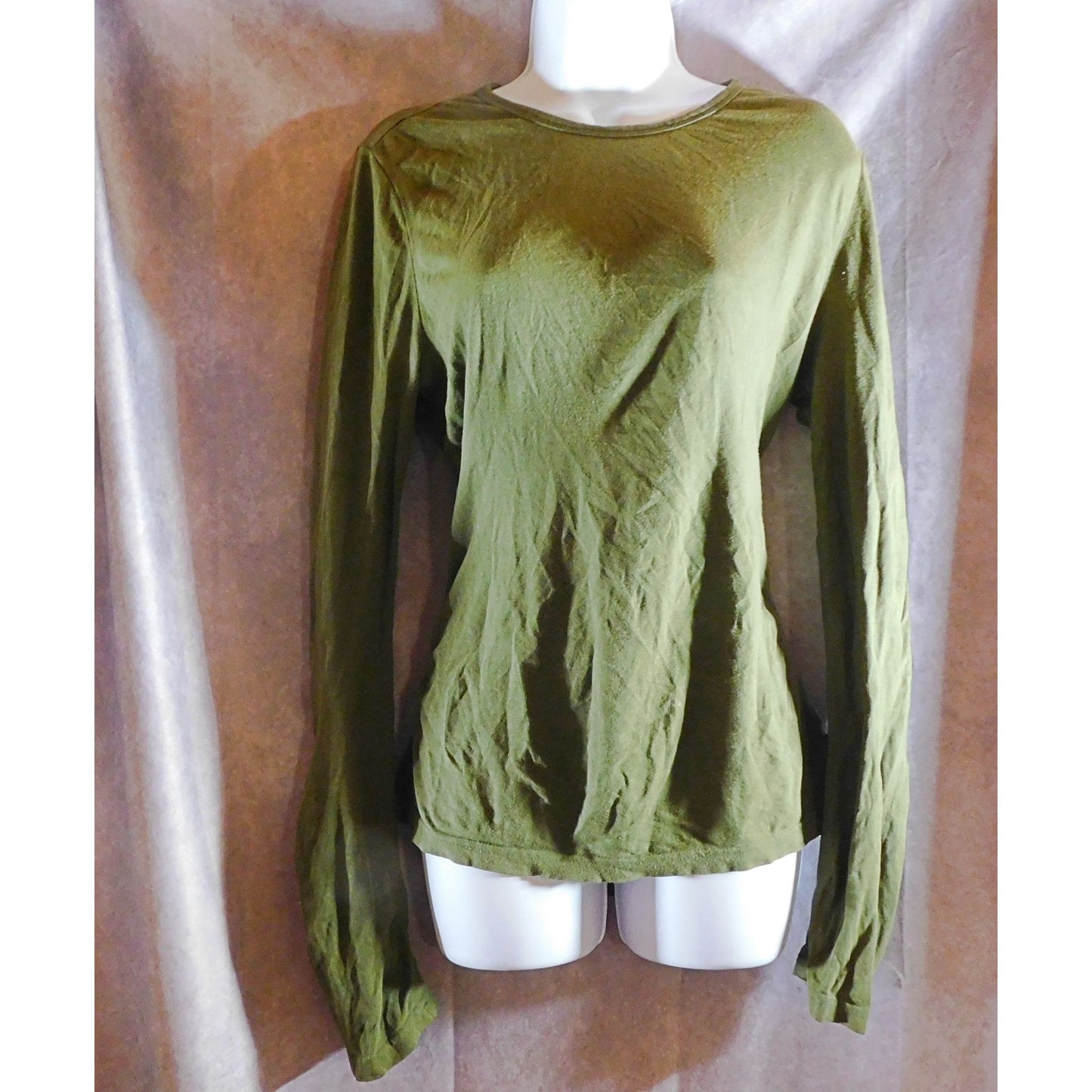 Vintage Green 90s/Y2K Route 66 Stretch Shirt
