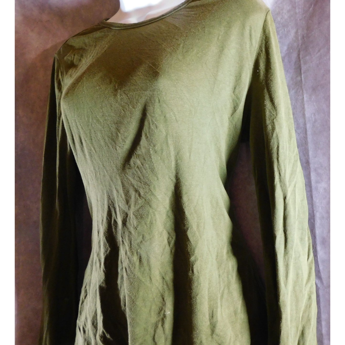 Vintage Green 90s/Y2K Route 66 Stretch Shirt