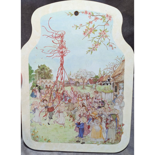 Cottagecore Vintage Jenny Rhodes May Day Melamine Chopping Board England