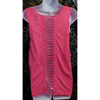 Rainbow Neon Barbiecore Superman Tank Top