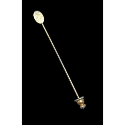 Vintage Minimalist Engravable Gold Tone Stick Pin