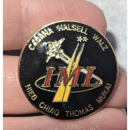 Vintage 90s NASA STS-65 Mission Lapel Pin