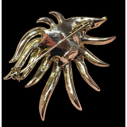 Vintage Celebrity NY Sea Anemone Seed Pearl Brooch