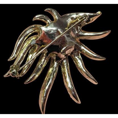 Vintage Celebrity NY Sea Anemone Seed Pearl Brooch