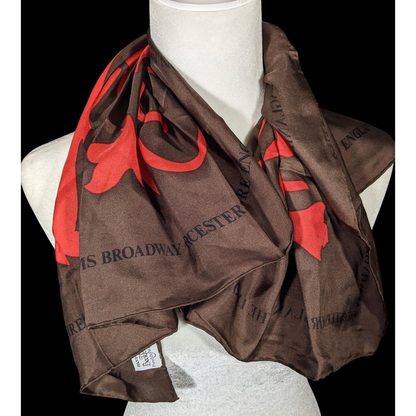 The Lygon Arms Broadway Worcestershire England Souvenir Scarf