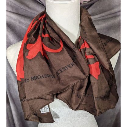 The Lygon Arms Broadway Worcestershire England Souvenir Scarf