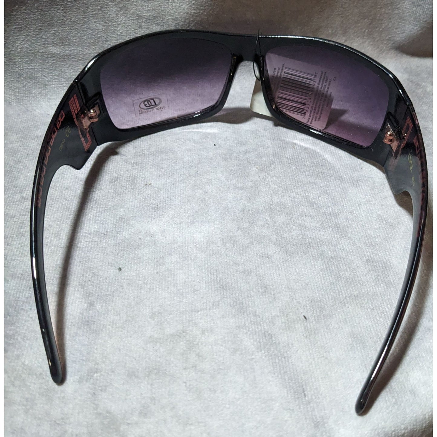 DG Brand Black With Purple Gradient Lens Sunglasses