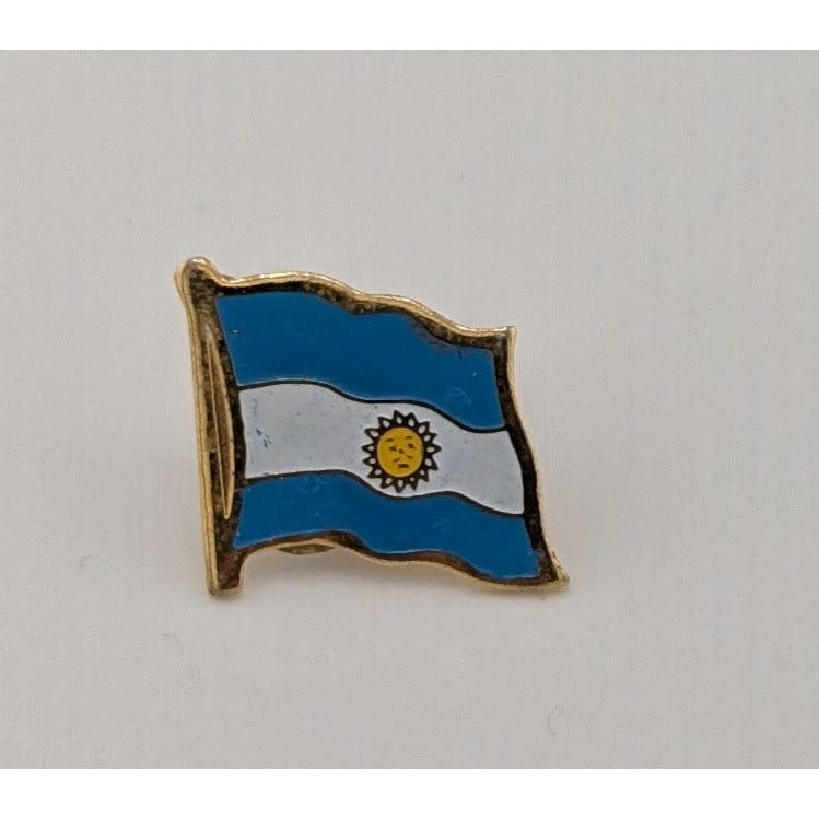 Vintage Argentina Flag Collectible Souvenir Lapel Pin