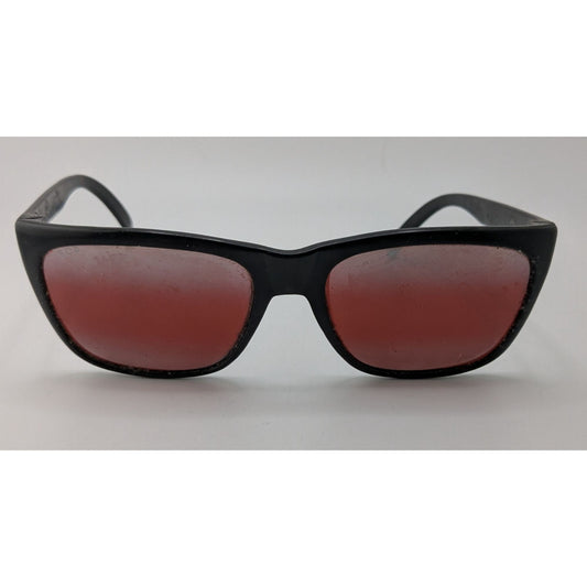 Vintage 80s Suncloud Sunglasses Made in Japan Black Red Geek Nerd Frames