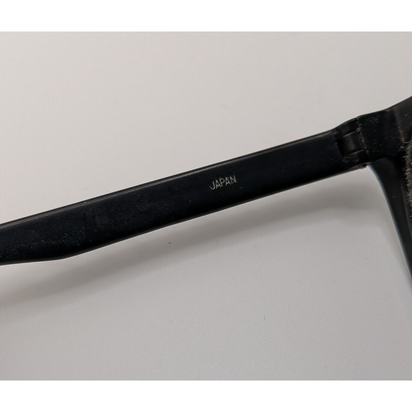 Vintage 80s Suncloud Sunglasses Made in Japan Black Red Geek Nerd Frames