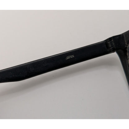 Vintage 80s Suncloud Sunglasses Made in Japan Black Red Geek Nerd Frames