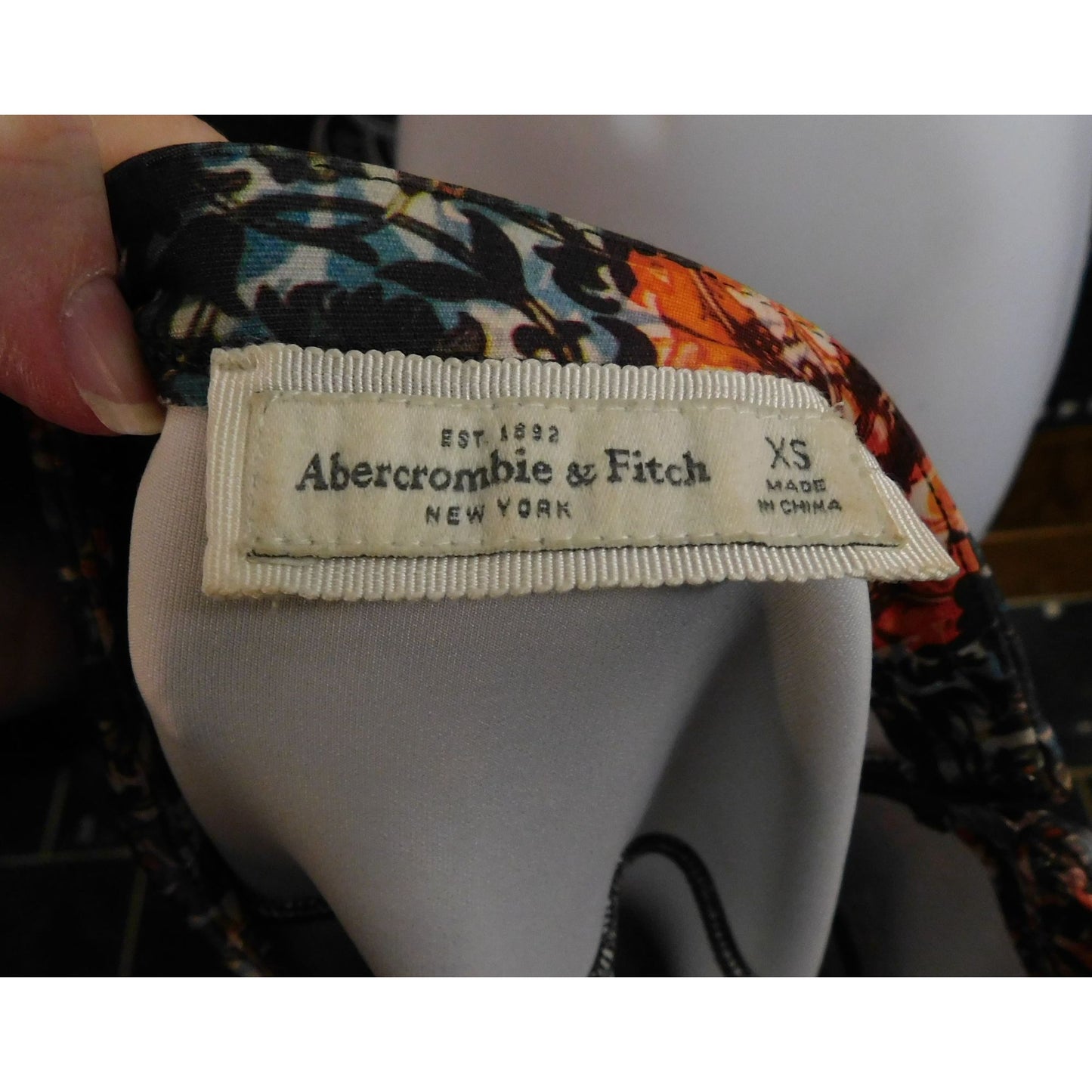 Abercrombie & Fitch Romantic Floral Skater Skirt