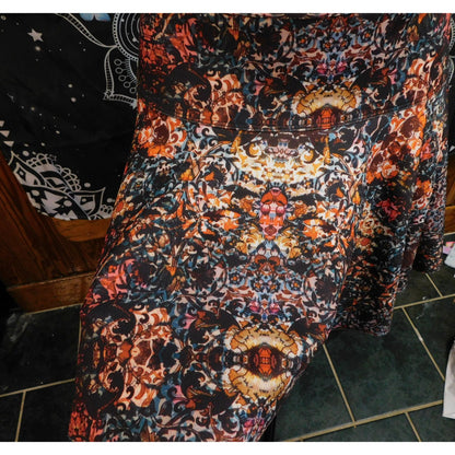 Abercrombie & Fitch Romantic Floral Skater Skirt