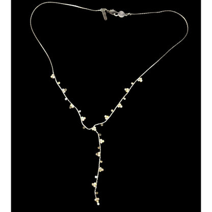 Christina Collection Minimalist Glam AB Rhinestone Y Drop Necklace