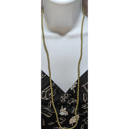 Vintage Gold-Tone Beaded Necklace