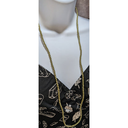 Vintage Gold-Tone Beaded Necklace