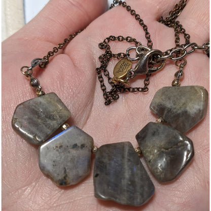 Beacoup Designs Labradorite Stone Necklace