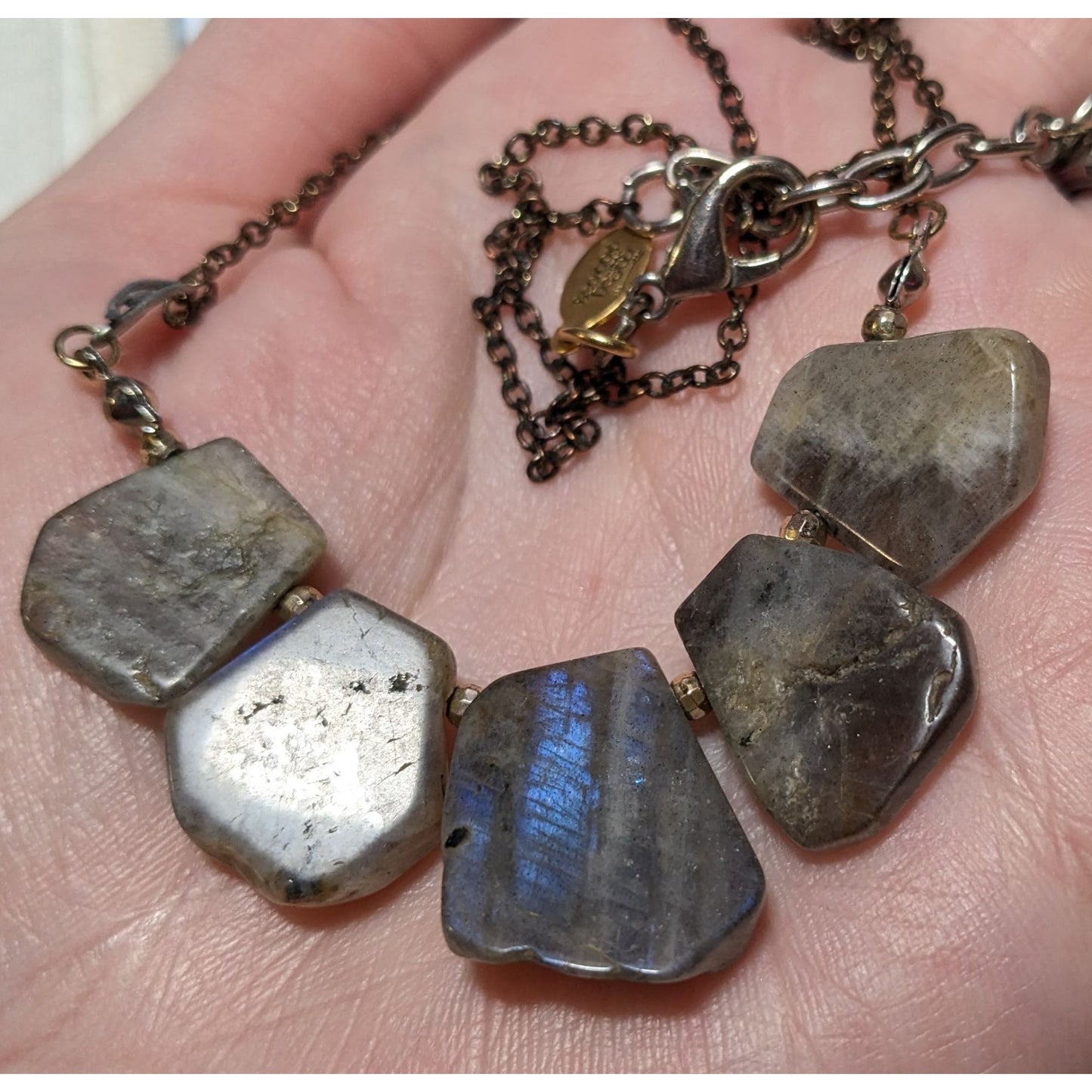 Beacoup Designs Labradorite Stone Necklace