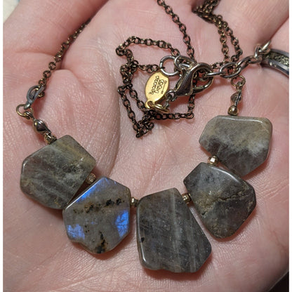 Beacoup Designs Labradorite Stone Necklace