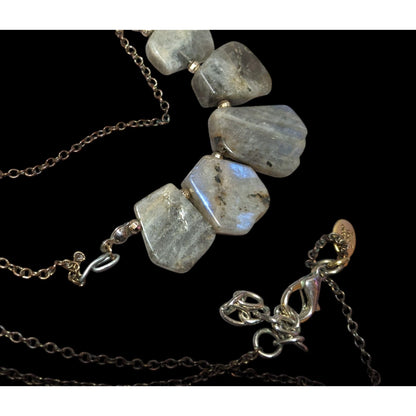 Beacoup Designs Labradorite Stone Necklace