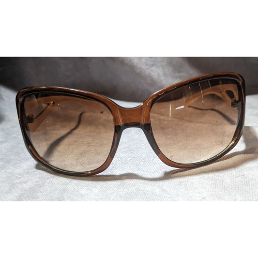 Esprit Brown And Beige Sunglasses With Teardrop Cutouts