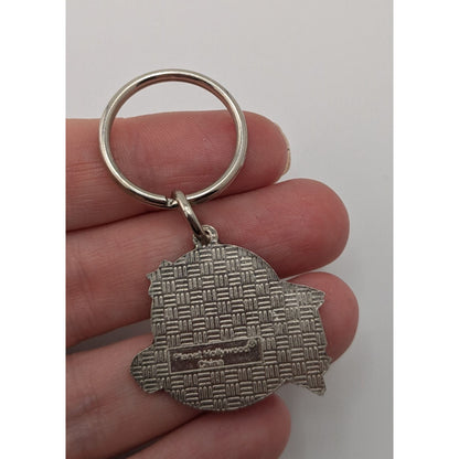 Planet Hollywood Orlando Keychain Blue Red Souvenir Collectible Travel Memorabilia