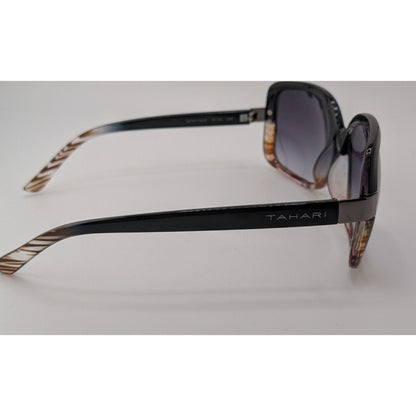 Tahari Black & Brown Gradient Sunglasses TH124
