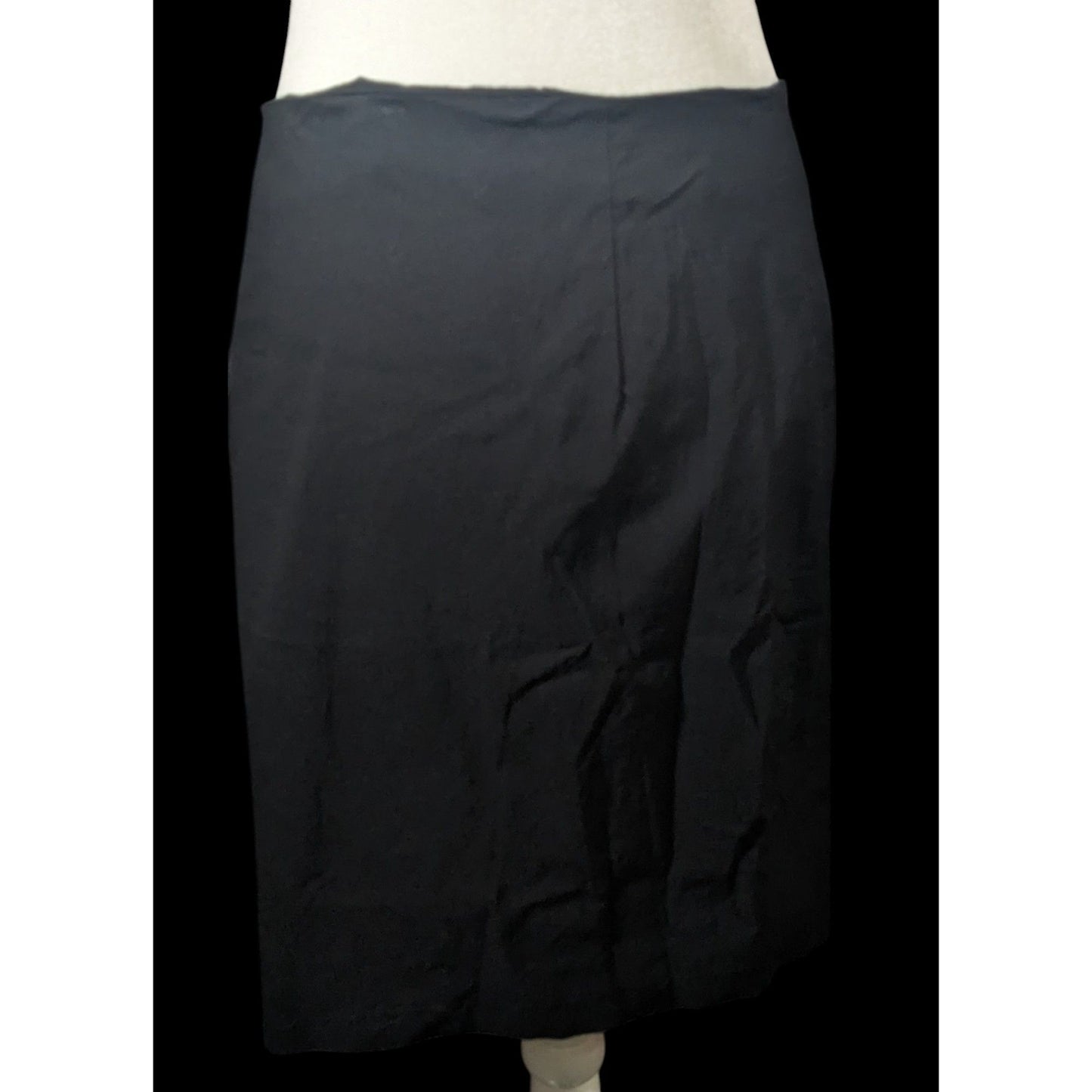 Insight Gothic Black And White Asymmetrical Knee Length Skirt Size 6