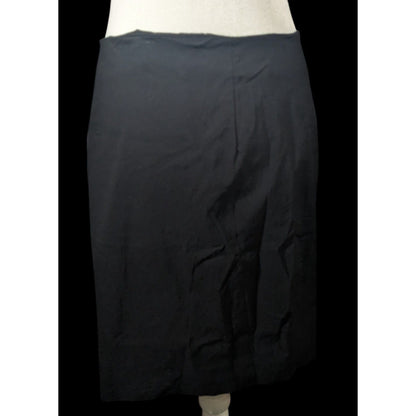 Insight Gothic Black And White Asymmetrical Knee Length Skirt Size 6