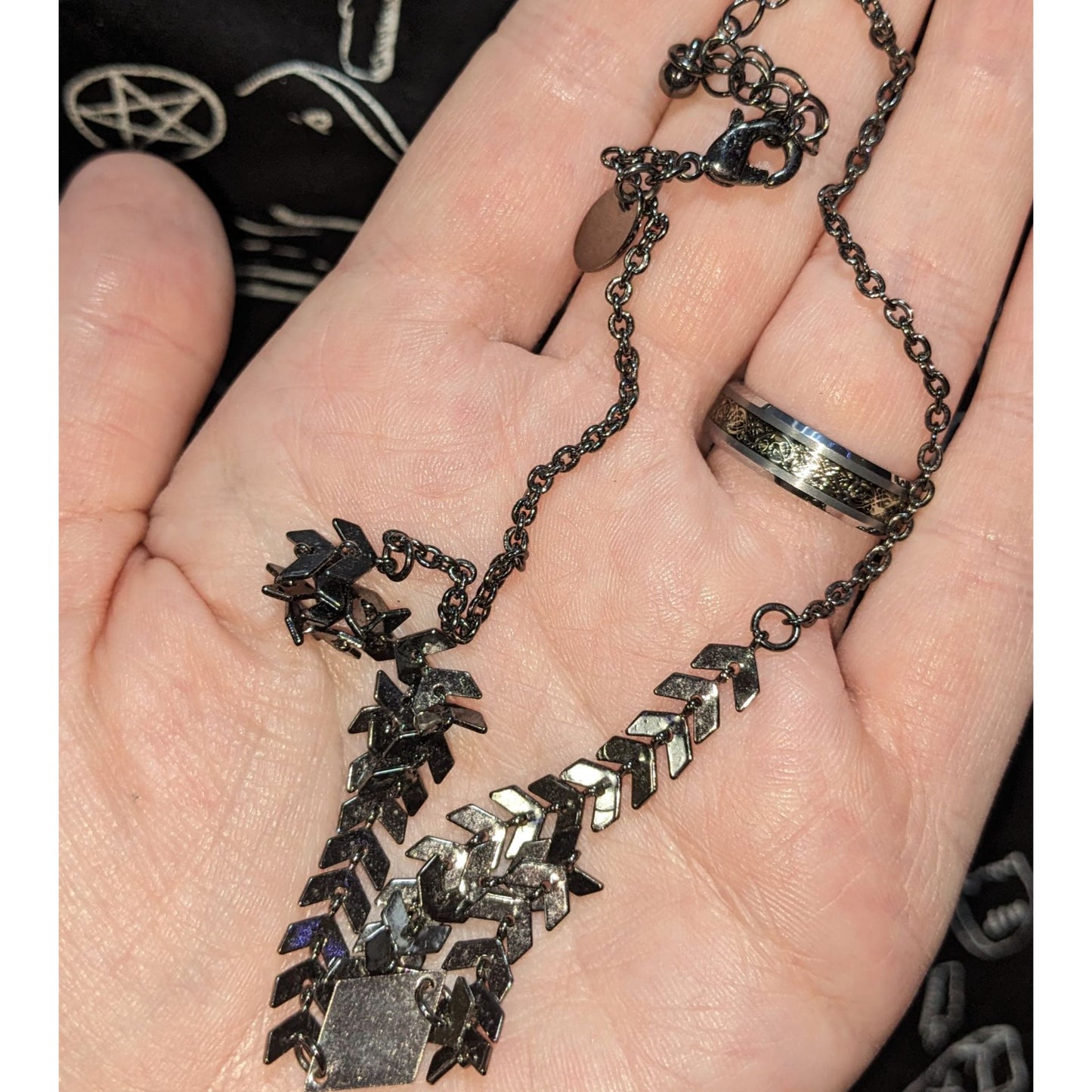 Charming Charlie Chevron Statement Necklace